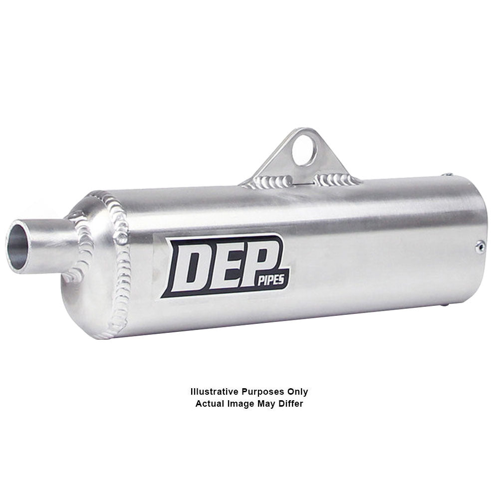 DEP Pipes 2 Stroke MX Silencer - Silver