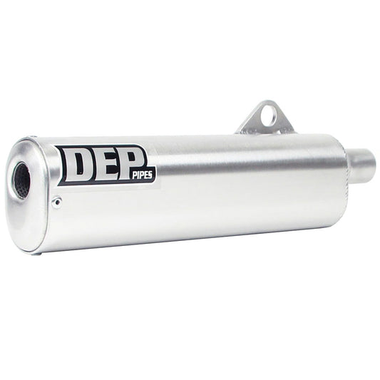 DEP Pipes 2 Stroke Trail Silencer - Silver