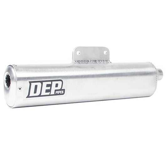 DEP Pipes 2 Stroke Trail Silencer - Silver