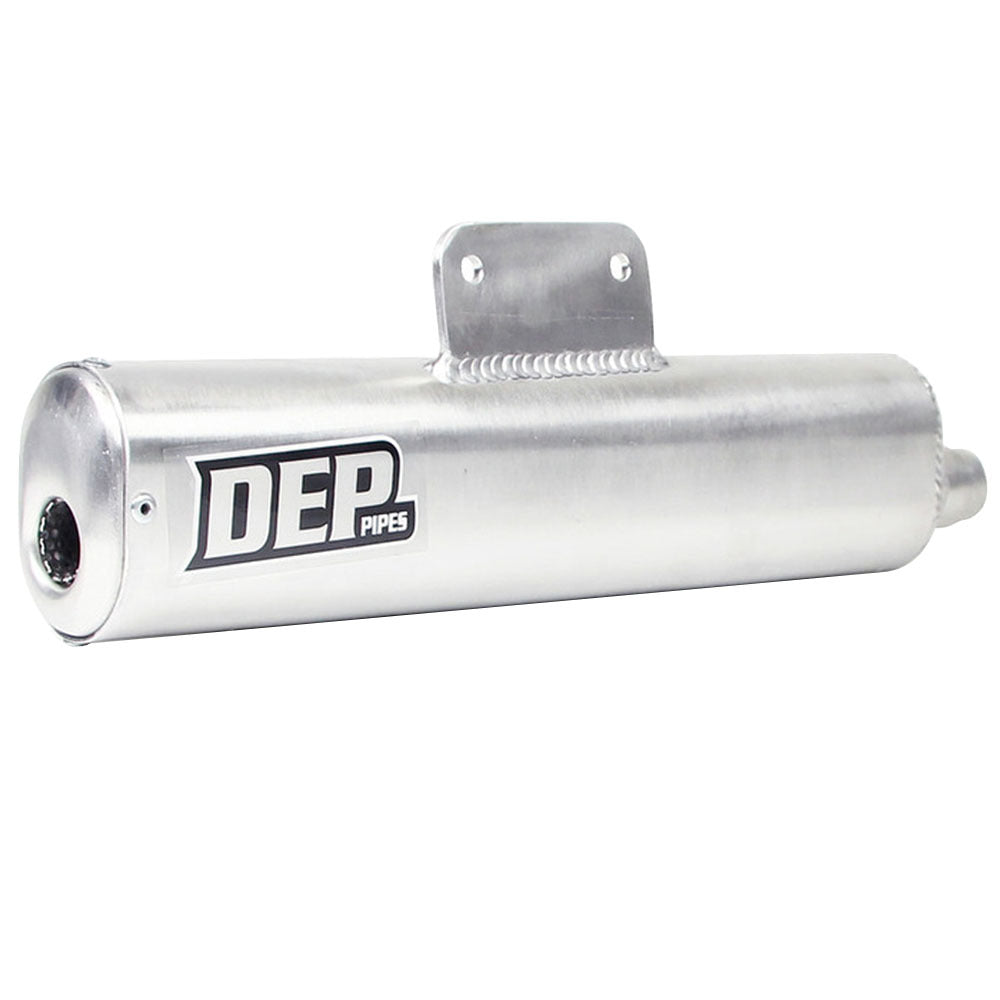 DEP Pipes 2 Stroke Trail Silencer - Silver