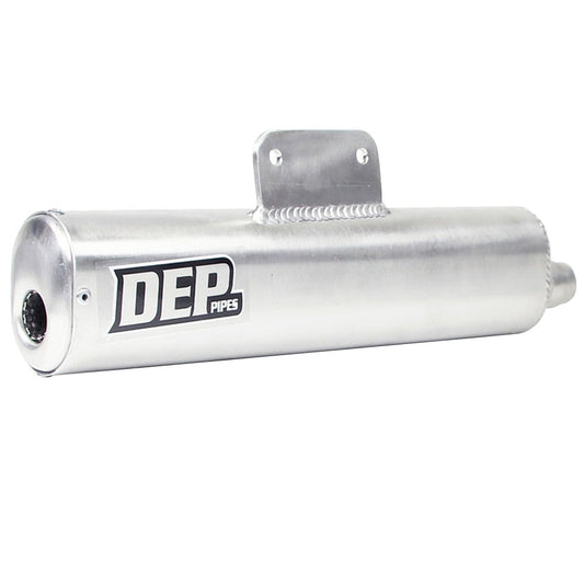DEP Pipes 2 Stroke Trail Silencer - Silver