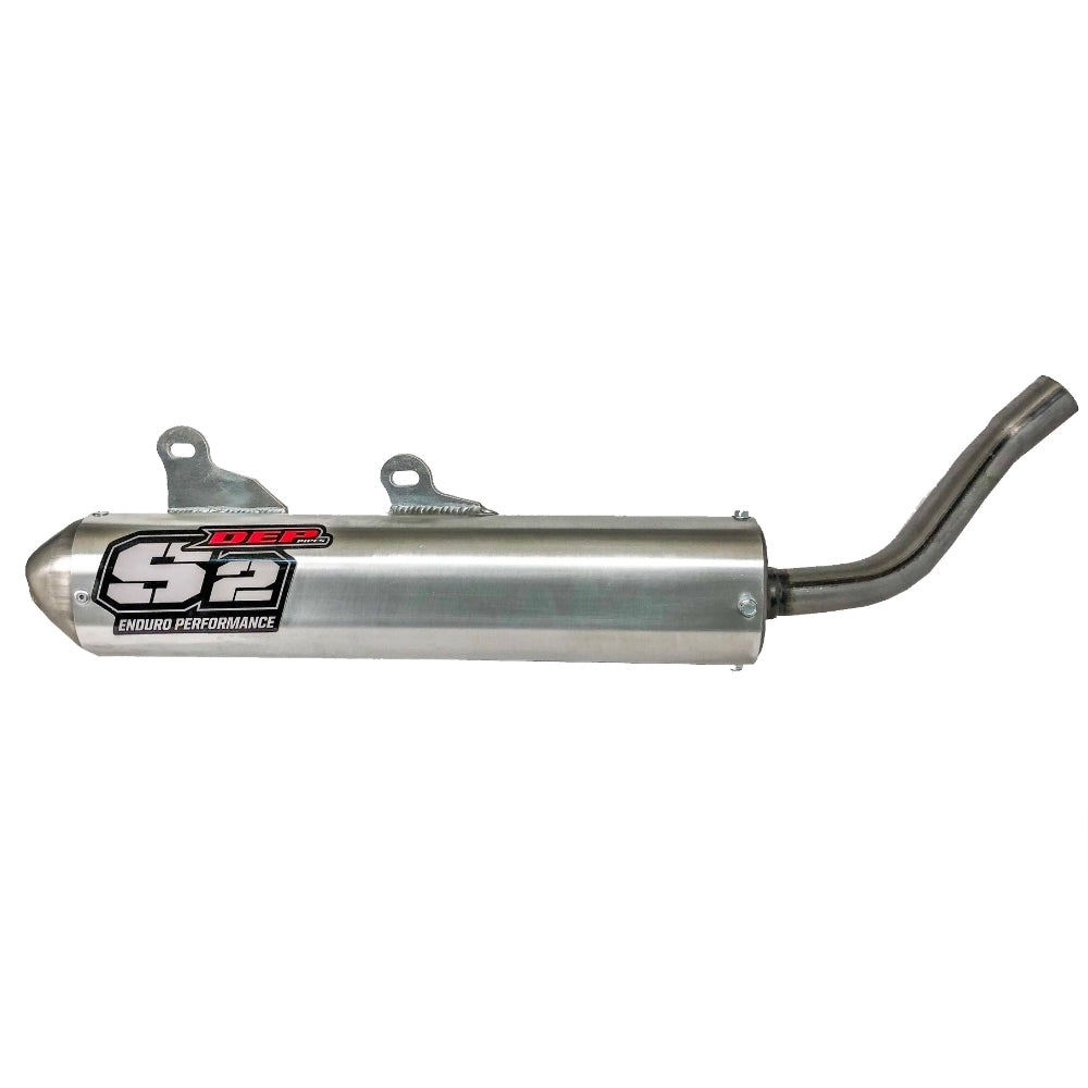 DEP Pipes 2 Stroke Enduro Silencer - Silver