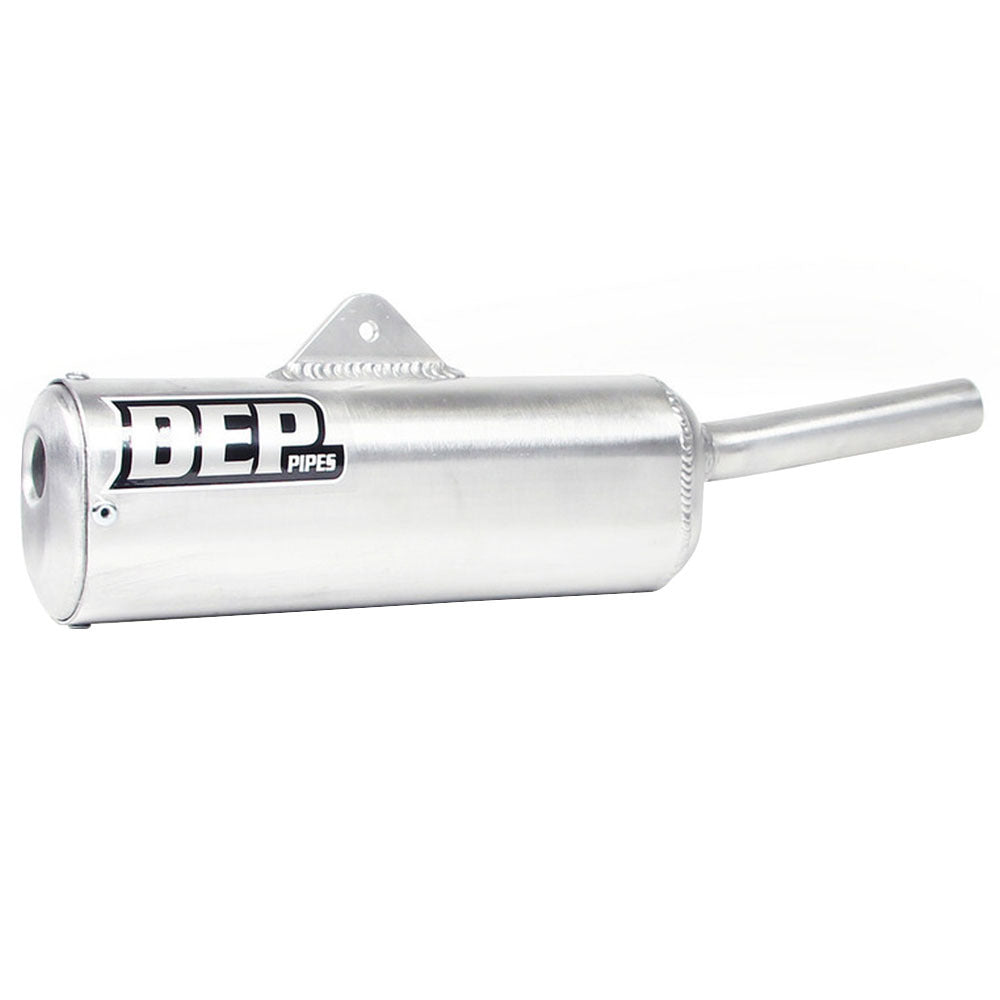 DEP Pipes 2 Stroke MX Silencer - Silver