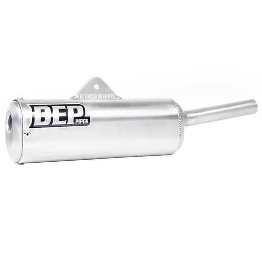 DEP Pipes 2 Stroke MX Silencer - Silver