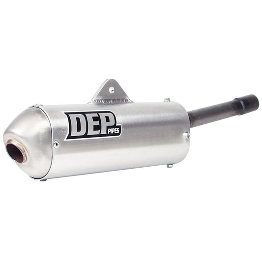 DEP Pipes 2 Stroke MX Silencer - Silver