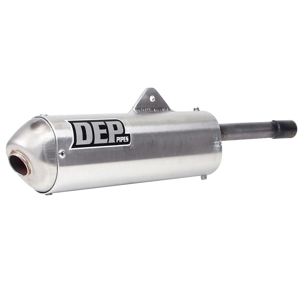 DEP Pipes 2 Stroke MX Silencer - Silver
