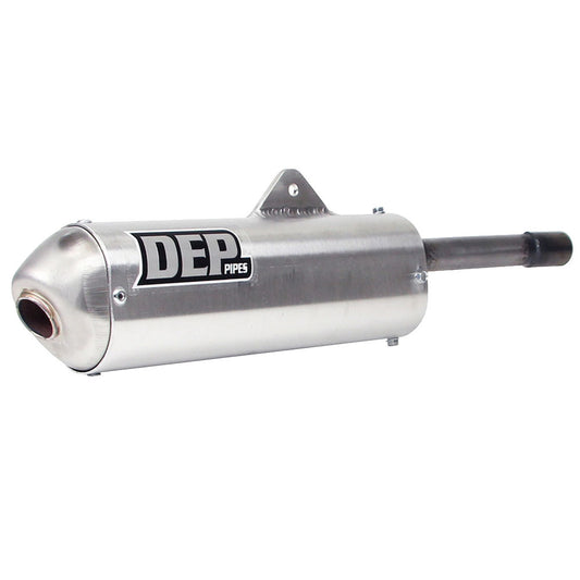 DEP Pipes 2 Stroke MX Silencer - Silver