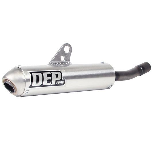 DEP Pipes 2 Stroke MX Silencer - Silver