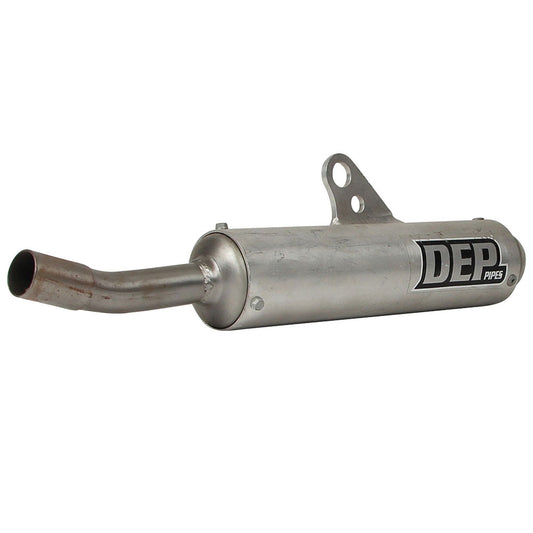 DEP Pipes 2 Stroke MX Silencer - Silver
