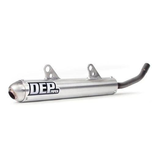 DEP Pipes 2 Stroke Enduro Silencer - Silver