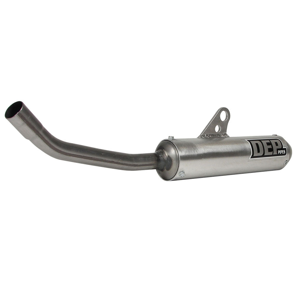 DEP Pipes 2 Stroke Shorty Silencer - Silver