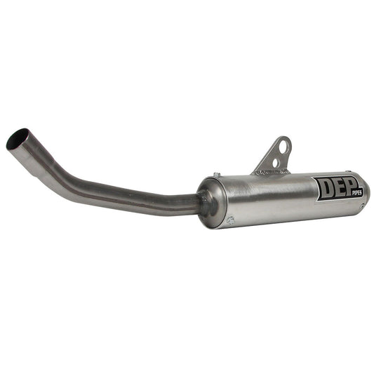 DEP Pipes 2 Stroke Shorty Silencer - Silver