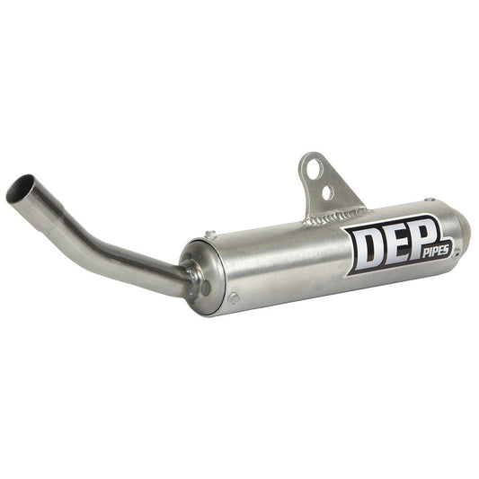DEP Pipes 2 Stroke Shorty Silencer - Silver