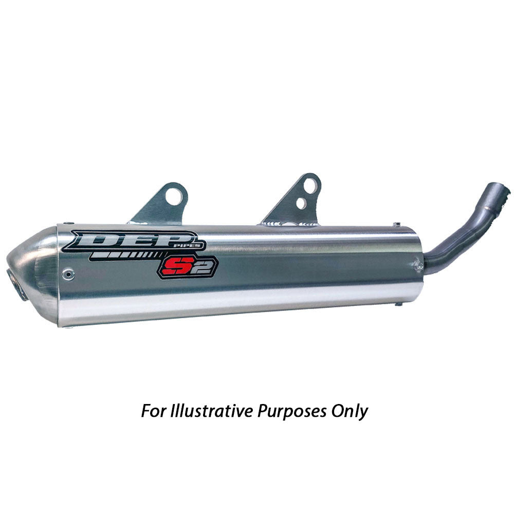 DEP Pipes 2 Stroke Enduro Silencer - Silver