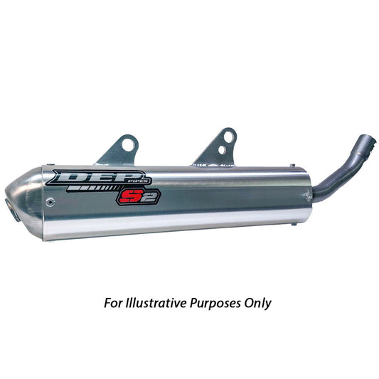 DEP Pipes 2 Stroke Enduro Silencer - Silver