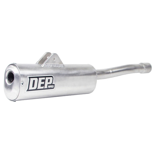 DEP Pipes 2 Stroke MX Silencer - Silver