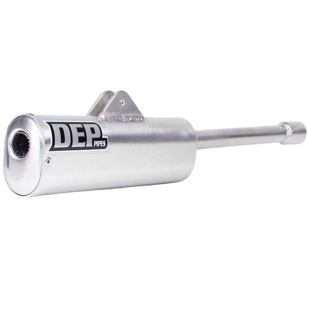 DEP Pipes 2 Stroke MX Silencer - Silver