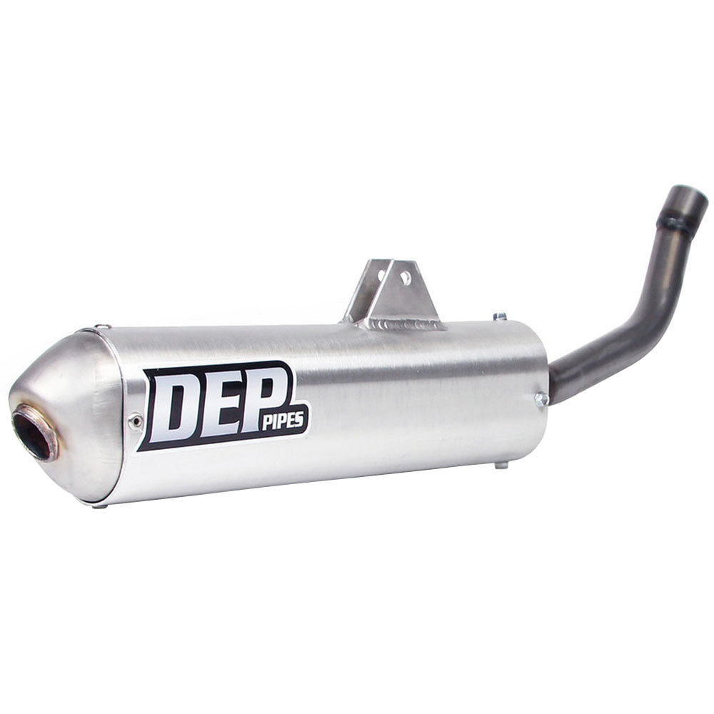 DEP Pipes 2 Stroke MX Silencer - Silver