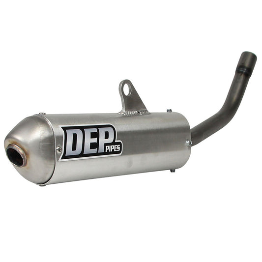 DEP Pipes 2 Stroke MX Silencer - Silver