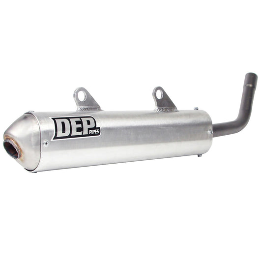 DEP Pipes 2 Stroke Enduro Silencer - Silver