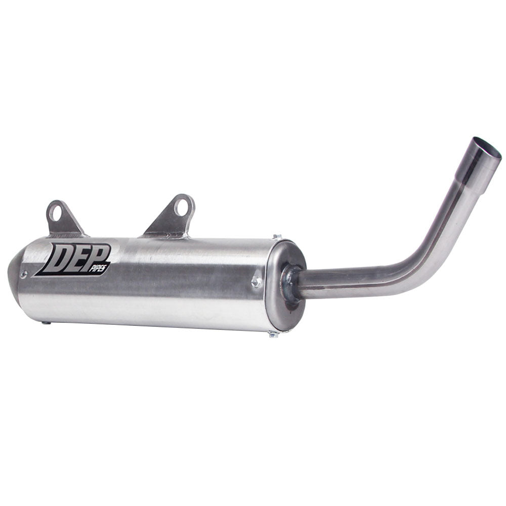 DEP Pipes 2 Stroke MX Silencer - Silver