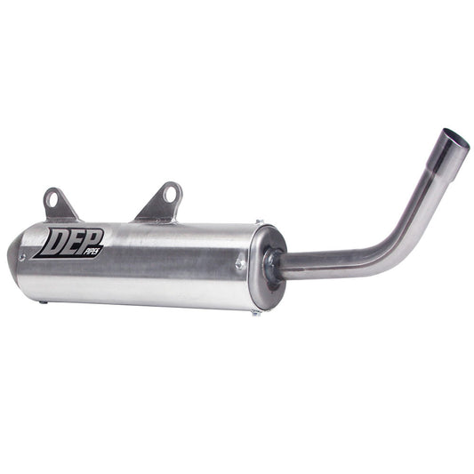 DEP Pipes 2 Stroke MX Silencer - Silver