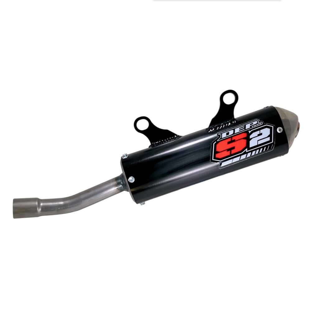 DEP Pipes 2 Stroke MX Silencer - Black