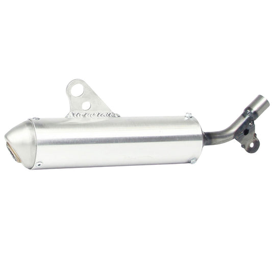 DEP Pipes 2 Stroke MX Silencer - Silver