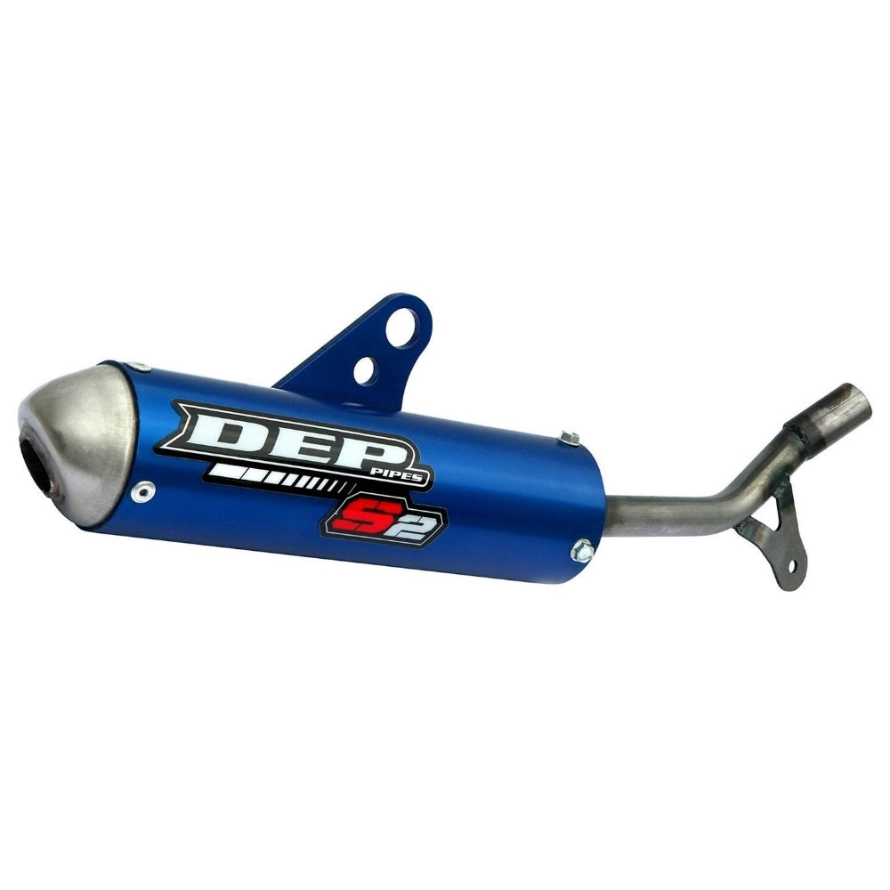 DEP Pipes 2 Stroke MX Silencer - Blue