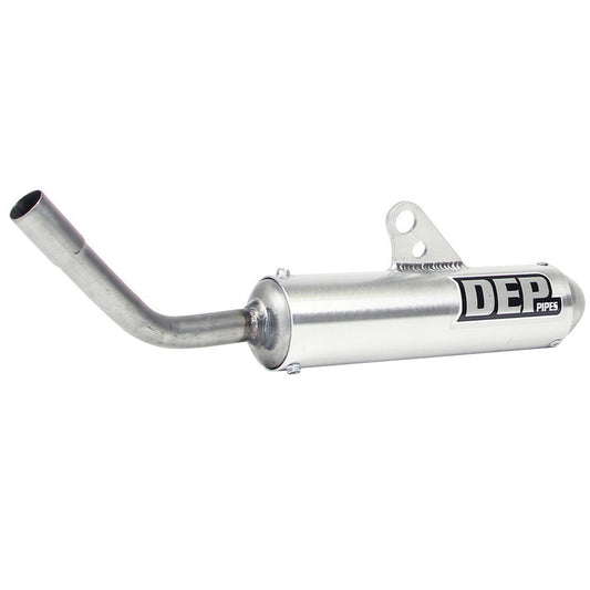 DEP Pipes 2 Stroke MX Silencer - Silver