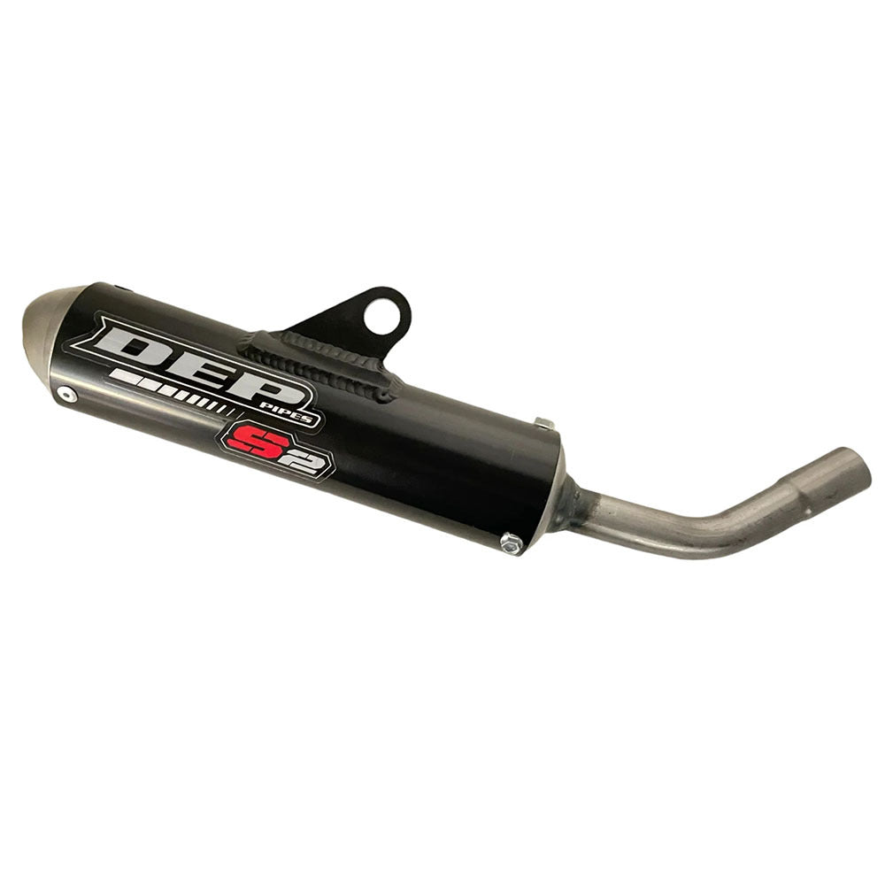 DEP Pipes 2 Stroke MX Silencer - Black