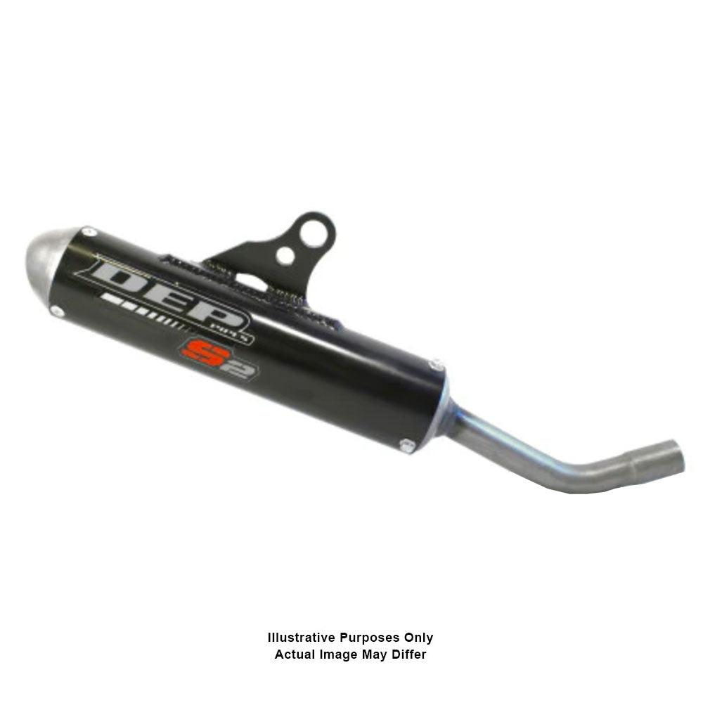 DEP Pipes 2 Stroke MX Silencer - Black