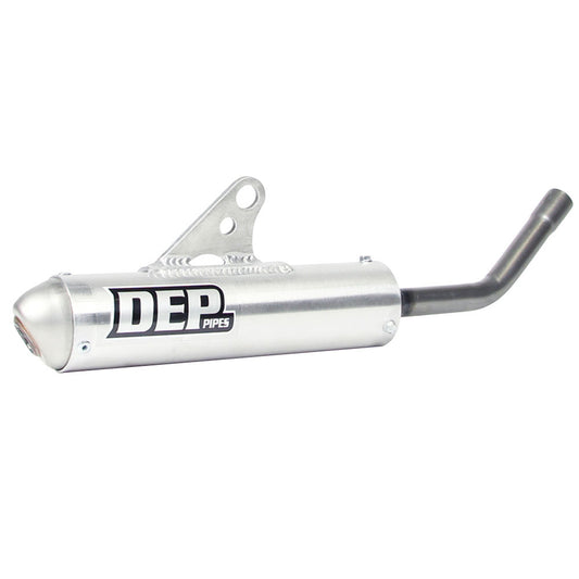 DEP Pipes 2 Stroke MX Silencer - Silver