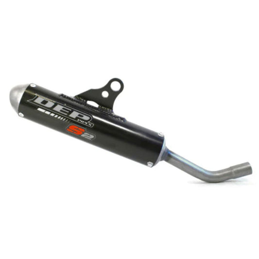 DEP Pipes 2 Stroke MX Silencer - Black