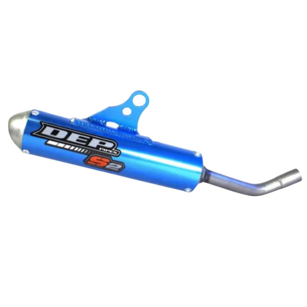 DEP Pipes 2 Stroke MX Silencer - Blue (Must Use DEP Chamber)