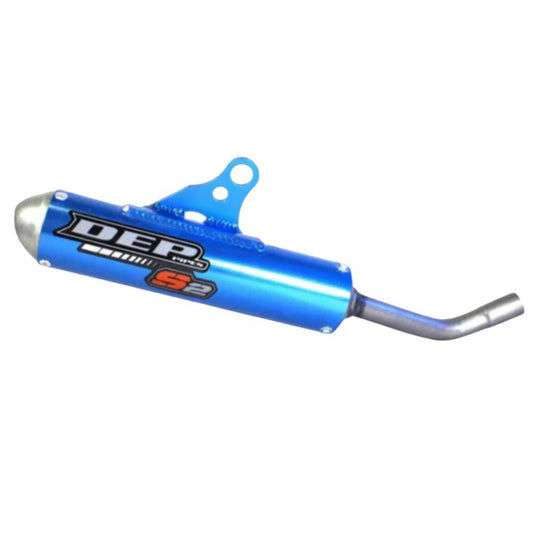 DEP Pipes 2 Stroke MX Silencer - Blue (Must Use DEP Chamber)
