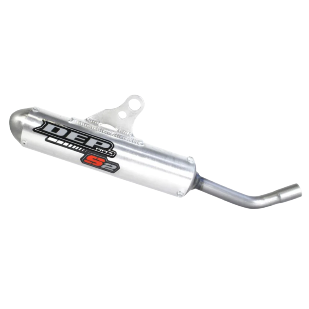 DEP Pipes 2 Stroke MX Silencer - Silver (Must Use DEP Chamber)