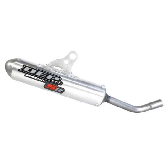DEP Pipes 2 Stroke MX Silencer - Silver (Must Use DEP Chamber)