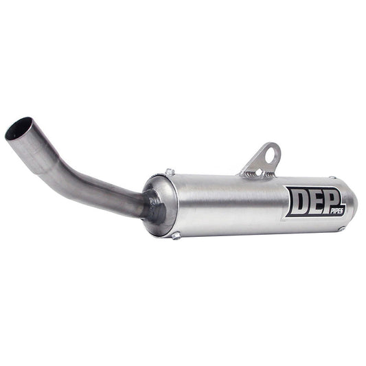 DEP Pipes 2 Stroke MX Silencer - Silver