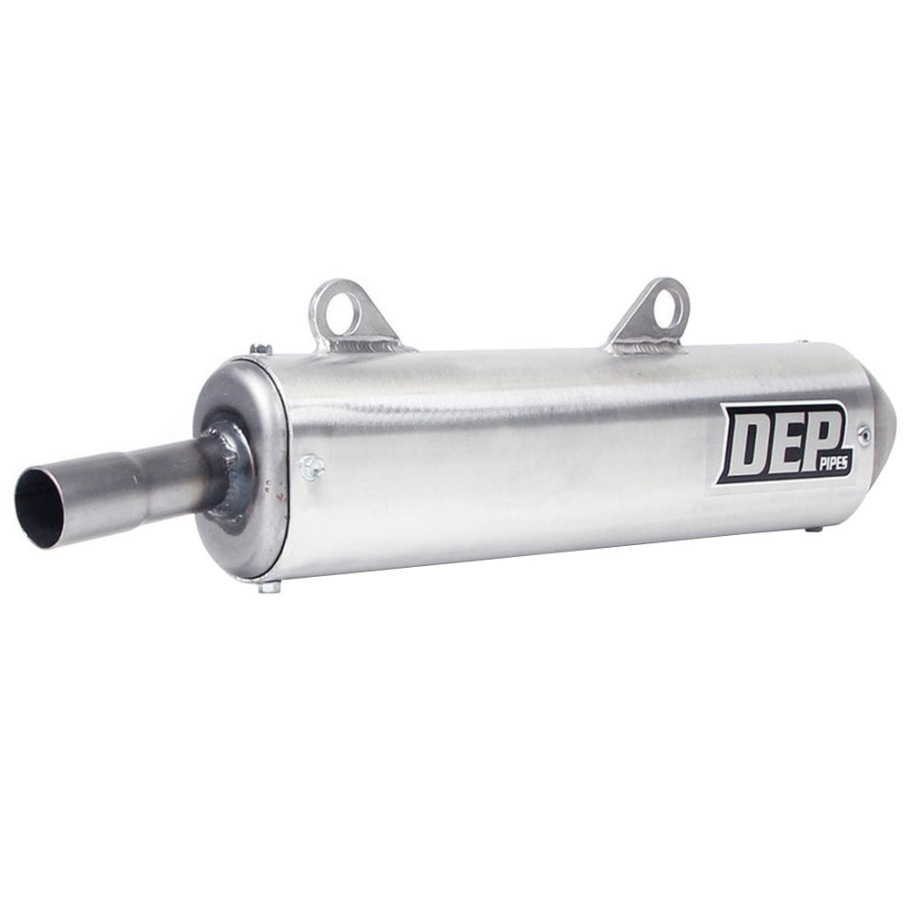 DEP Pipes 2 Stroke MX Silencer - Silver