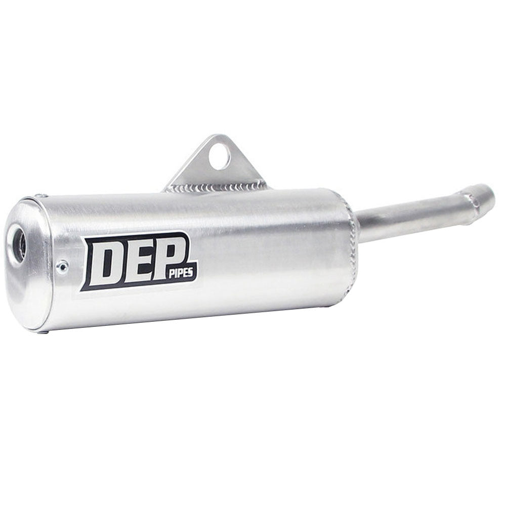 DEP Pipes 2 Stroke MX Silencer - Silver