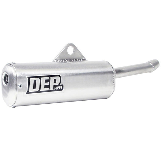 DEP Pipes 2 Stroke MX Silencer - Silver