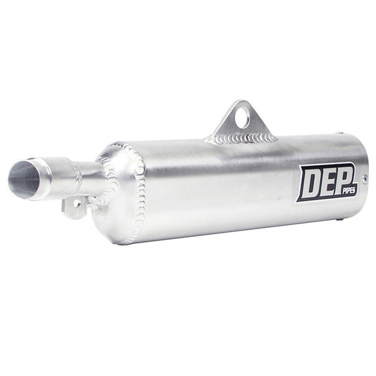 DEP Pipes 2 Stroke MX Silencer - Silver