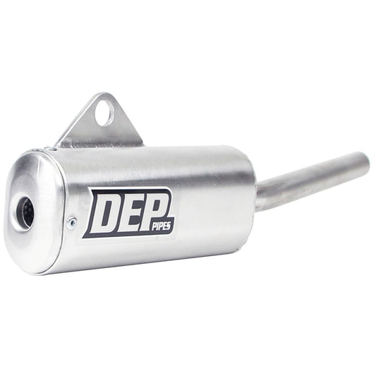 DEP Pipes 2 Stroke MX Silencer - Silver