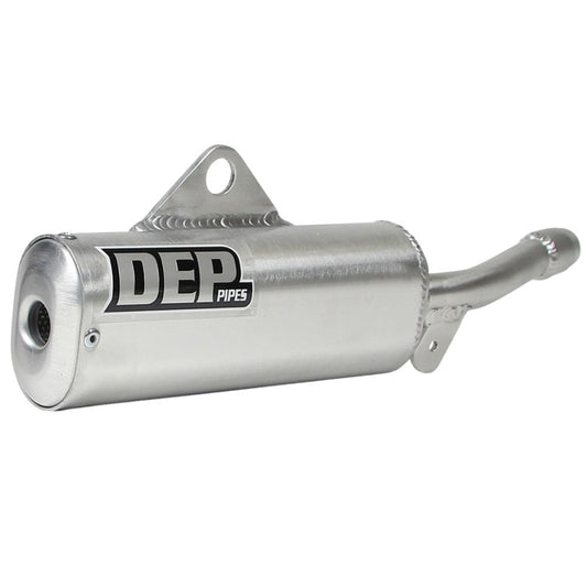 DEP Pipes 2 Stroke MX Silencer - Silver