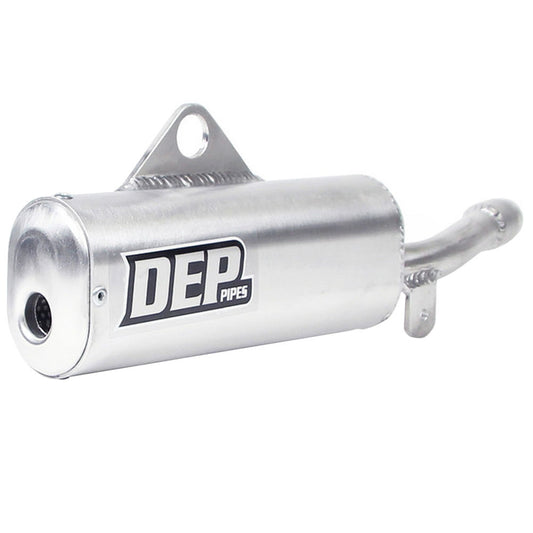 DEP Pipes 2 Stroke MX Silencer - Silver