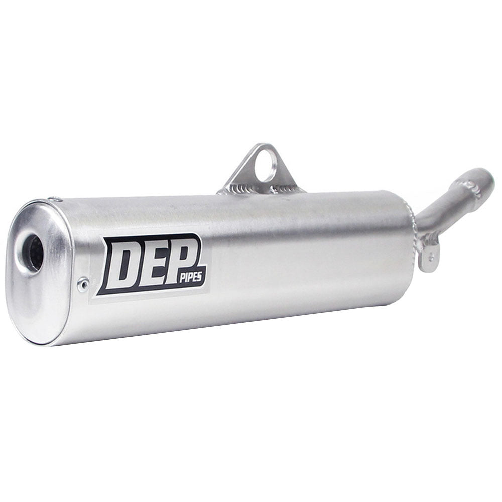 DEP Pipes 2 Stroke MX Silencer - Silver