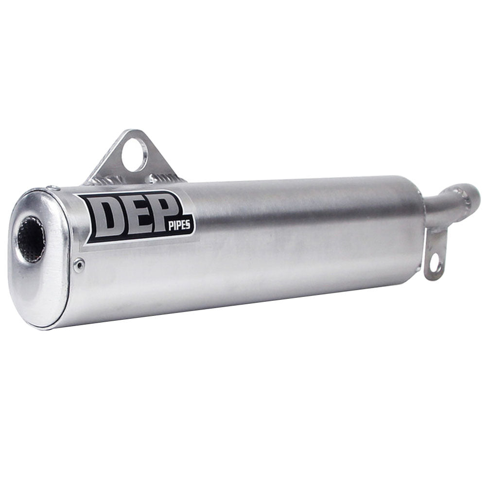 DEP Pipes 2 Stroke MX Silencer - Silver
