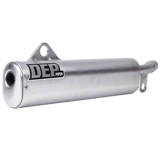DEP Pipes 2 Stroke MX Silencer - Silver