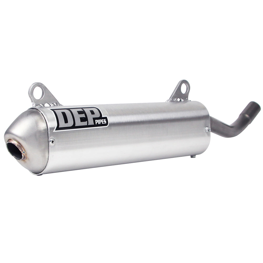 DEP Pipes 2 Stroke MX Silencer - Silver